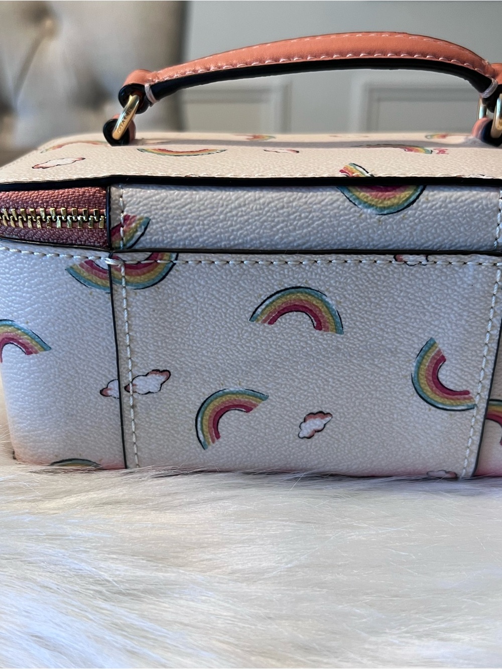 Coach All Over Rainbow Jewelry/Vanity Case - Picture 4 of 9